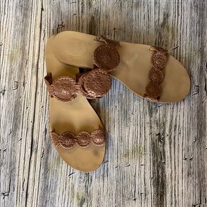 JACK ROGERS - Brown Slide Sandals